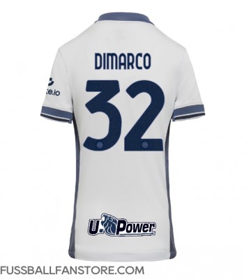 Inter Milan Federico Dimarco #32 Replik Auswärtstrikot Damen 2024-25 Kurzarm